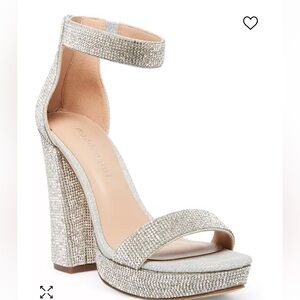 Madden Girl Rhinestone Siren Platform chunk heels